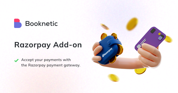Razorpay payment gateway for Booknetic